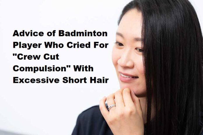Former badminton player Masumi Hanada, who is currently active under the title of 
