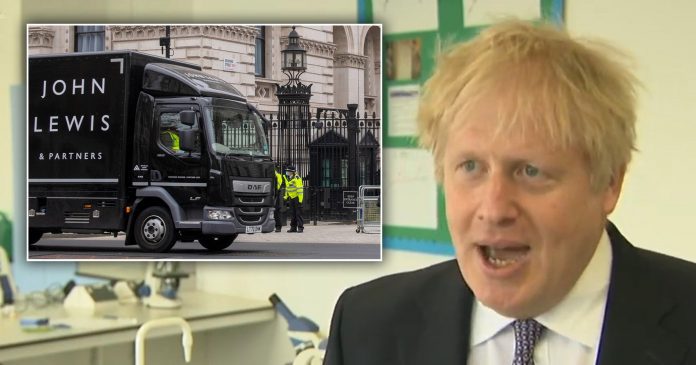 Boris Johnson says he 'loves John Lewis' after inheriting furniture ‘nightmare’ from Theresa May