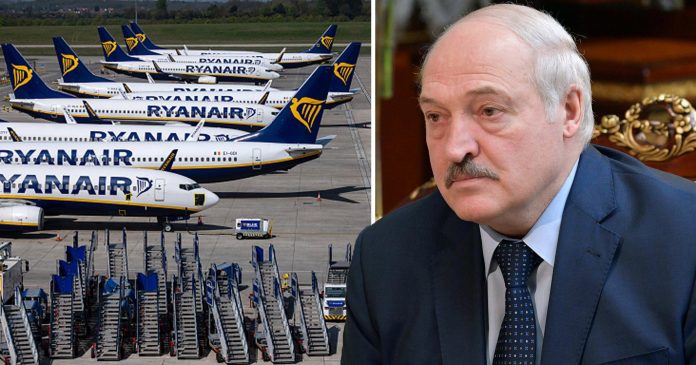 Belarus President accused of 'hijacking' Ryanair flight to arrest key opponent