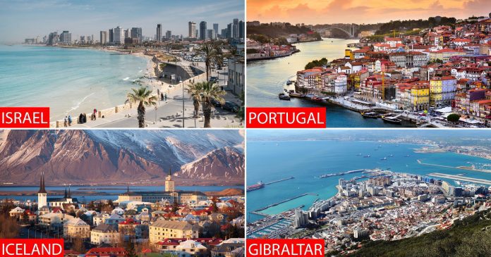 Just four countries on green list will let UK tourists in without quarantining