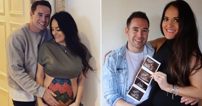 Kieran Hayler and fiancee Michelle Penticost reveal gender of baby