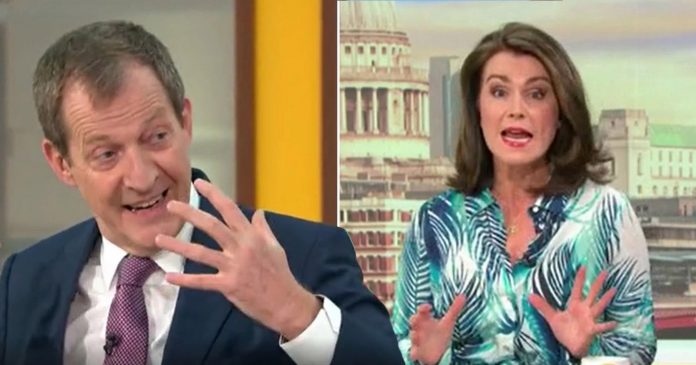 Susanna Reid calls out former GMB host Alastair Campbell over Twitter rant