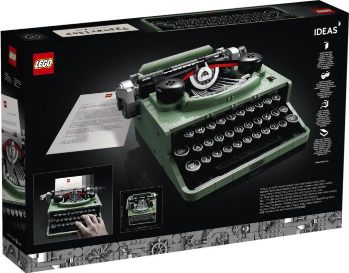 LEGO Ideas Typewriter Set Designed By Steve Guinness Has Been (21327) Officially Announced!