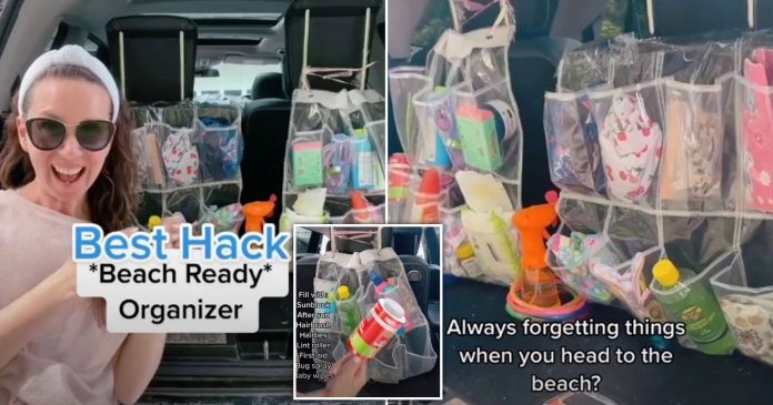 Mum reveals easy hack to organise car and stop forgetting things on beach days