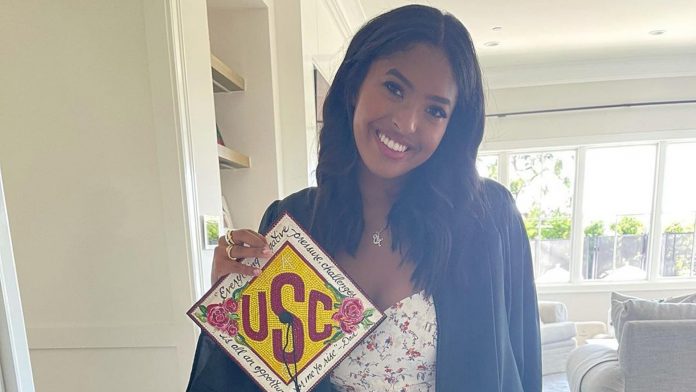 Natalia Bryant Graduates High School As Mom Vanessa Cheers Her On!!!
