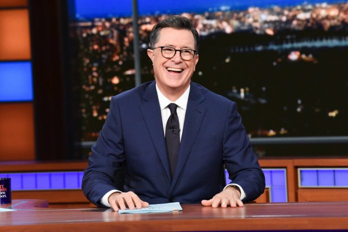 Stephen Colbert emotional as audience returns to show after 15 months