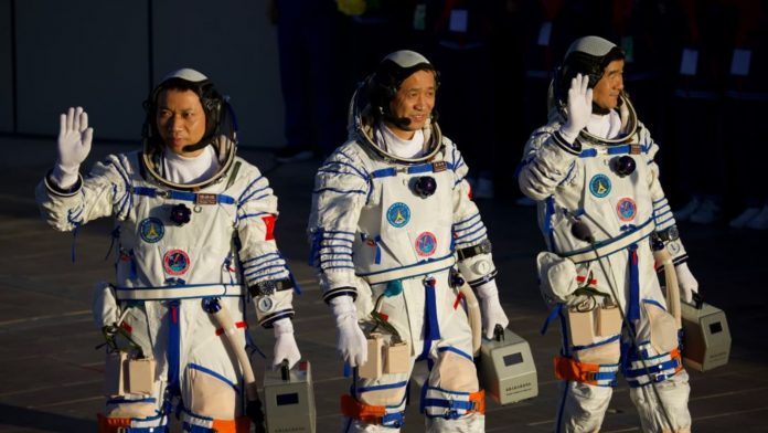 Three Chinese astronauts have stepped foot on China's new space station for the first time!